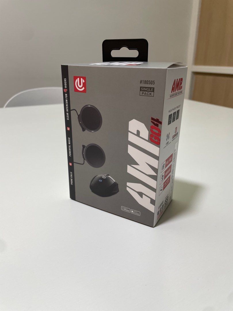 UCLEAR DIGITAL AMP Go 4 Bluetooth Communication System Single Pack