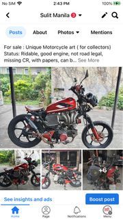 Unique motorcycle art