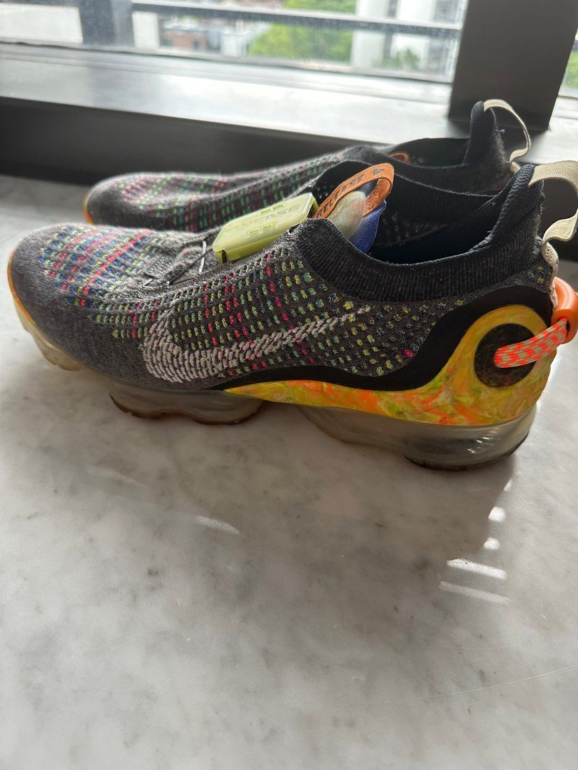 Nike air deals vapormax grey multicolor