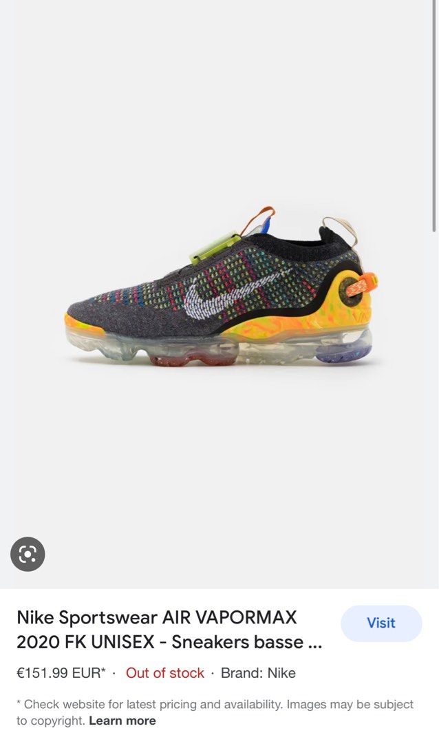 US8 Nike Air Vapormax 2020