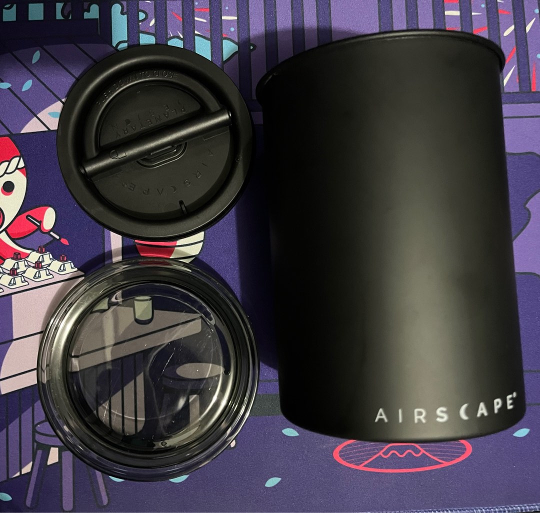 Used Airscape stainless steel sealed container (Food safe) vacuum