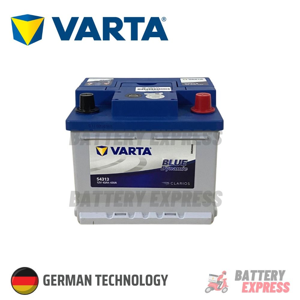 VARTA CAR BATTERY - DIN44 / DIN45 / LN1 German Technology - sizes available  DIN44 DIN55 DIN66 DIN74 DIN77 DIN80 DIN100