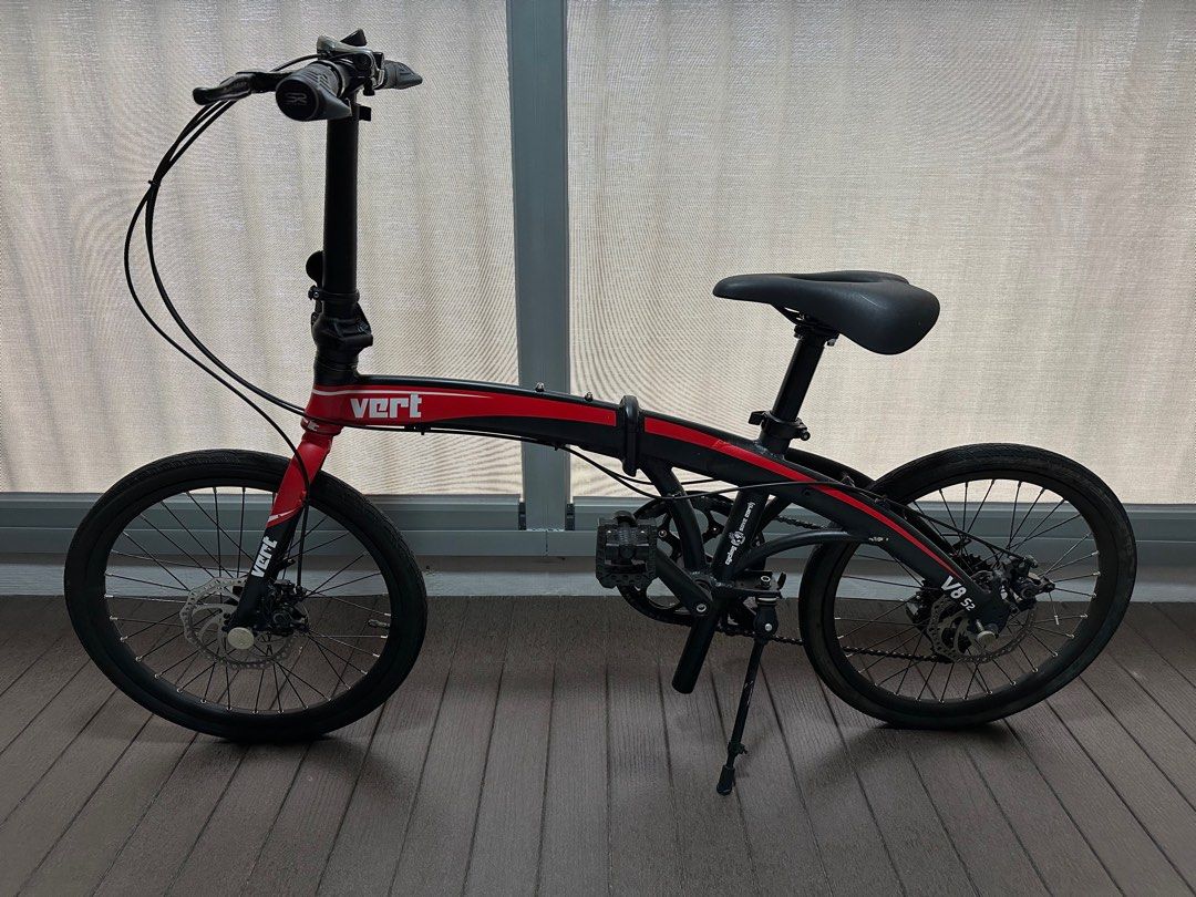 Vert v8 aluminium folding bike sales