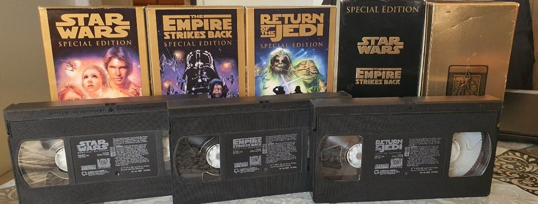 Star wars vhs box set special edition hotsell