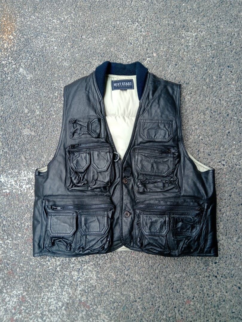 Vintage Next Stage Coach Vest Cowhide leather on Carousell
