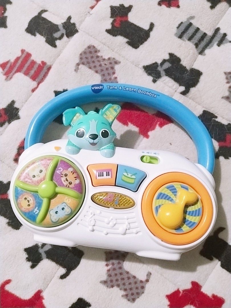 Vtech Tune & Learn Boombox, Babies & Kids, Infant Playtime on Carousell