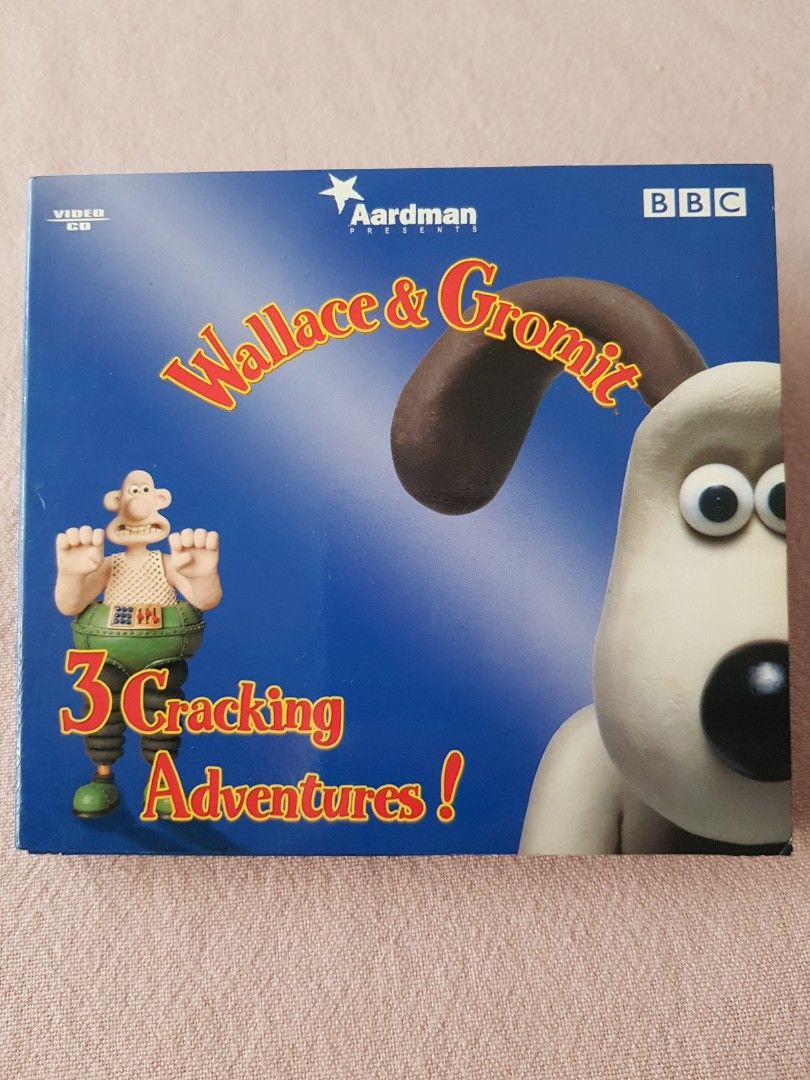 CCK BBC Aardman Wallace & Gromit 3 Cracking Adventures! VCD, Hobbies