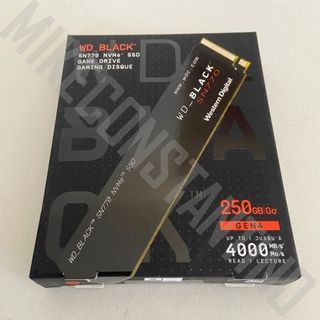 Western Digital WD BLACK SN770 Gen4 250GB/1TB NVMe M.2 SSD