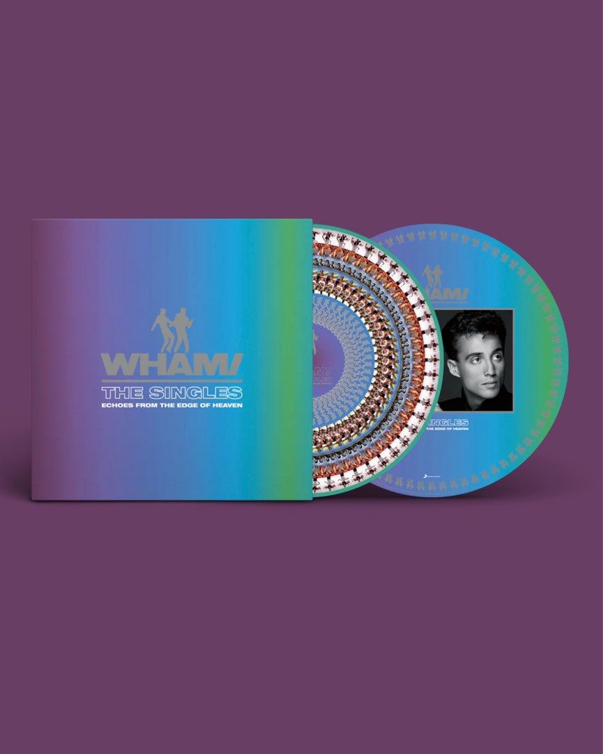 WHAM! THE SINGLES ECHOES FROM THE EDGE OF HEAVEN ZOETROPE VINYL / PICTURE  DISC 2 LP / GREEN EXCLUSIVE VINYL 2 L