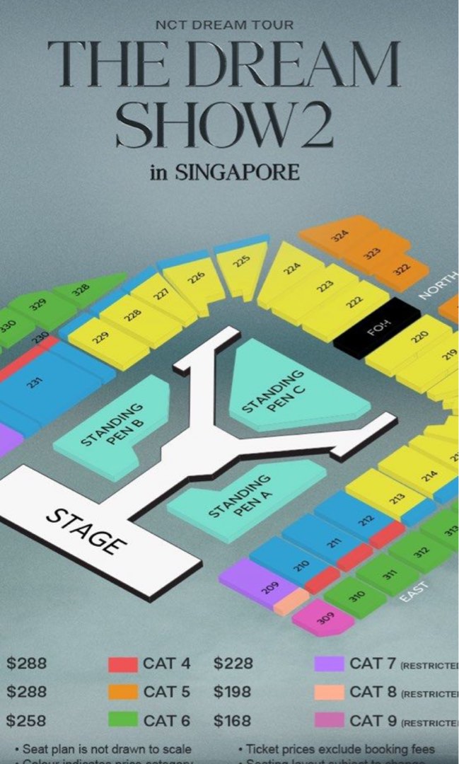 WTT NCT DREAM TDS TICKETS, Tickets & Vouchers, Event Tickets on Carousell