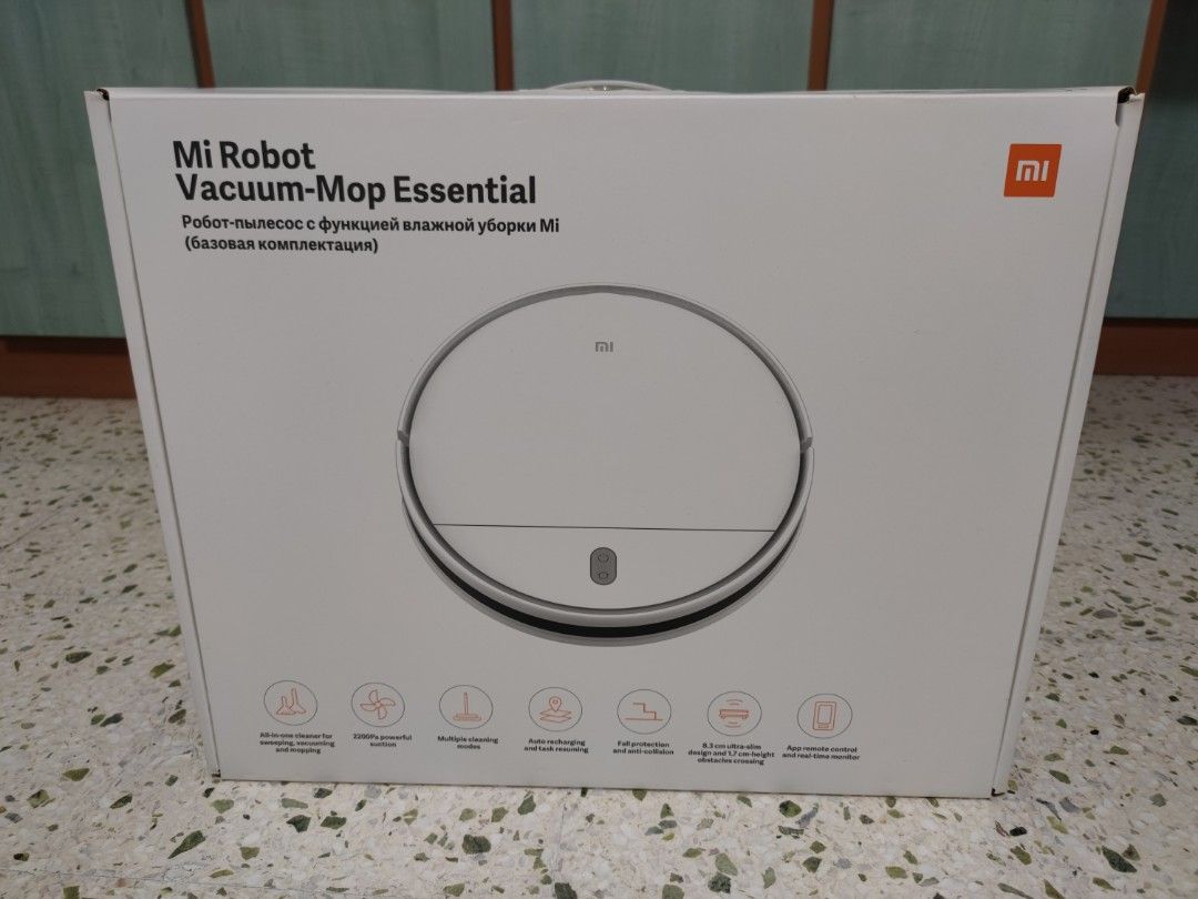 Xiaomi Mi Robot VacuumMop Essential, TV & Home Appliances, Vacuum