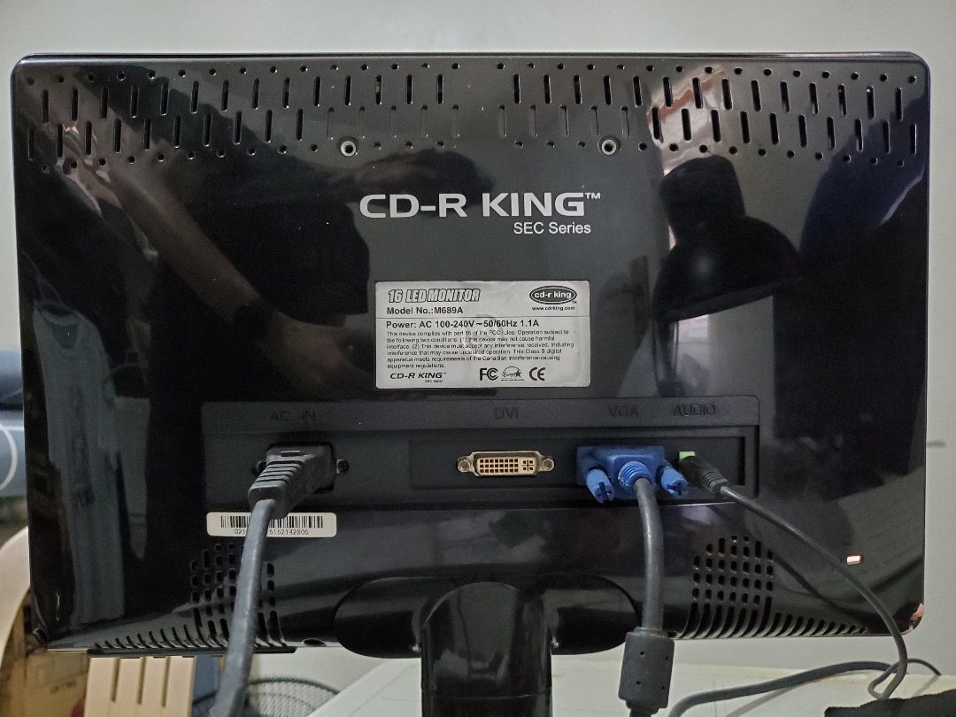 LED monitor 16 inches with freebie, Computers & Tech, Parts ...