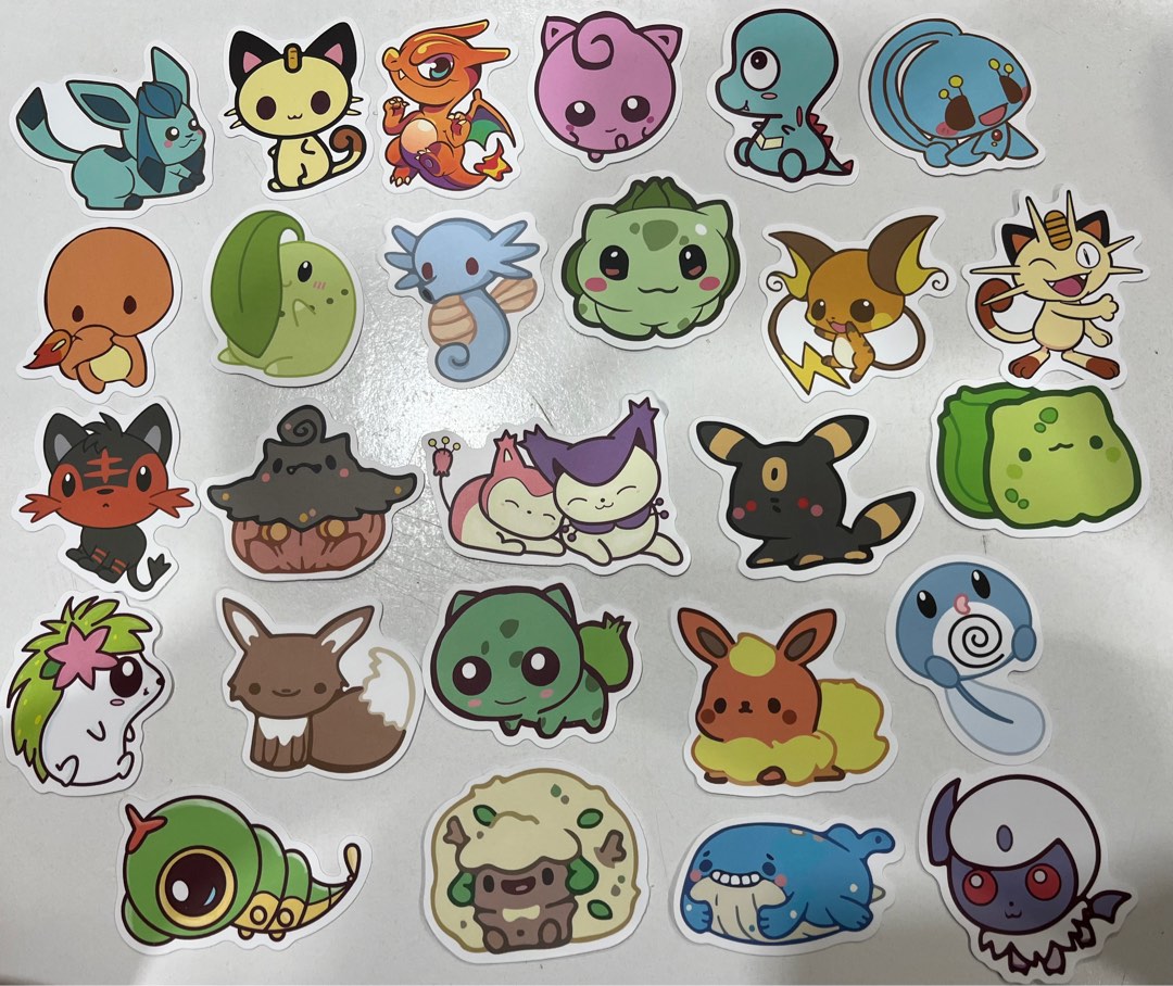 Chibi Pokemon Stickers