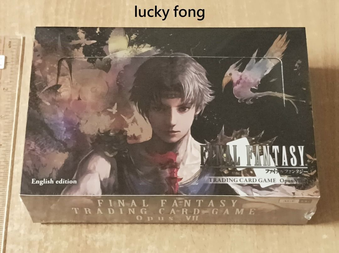 黑) 英文版全新原盒未開封Square Enix Final Fantasy FF Trading Card