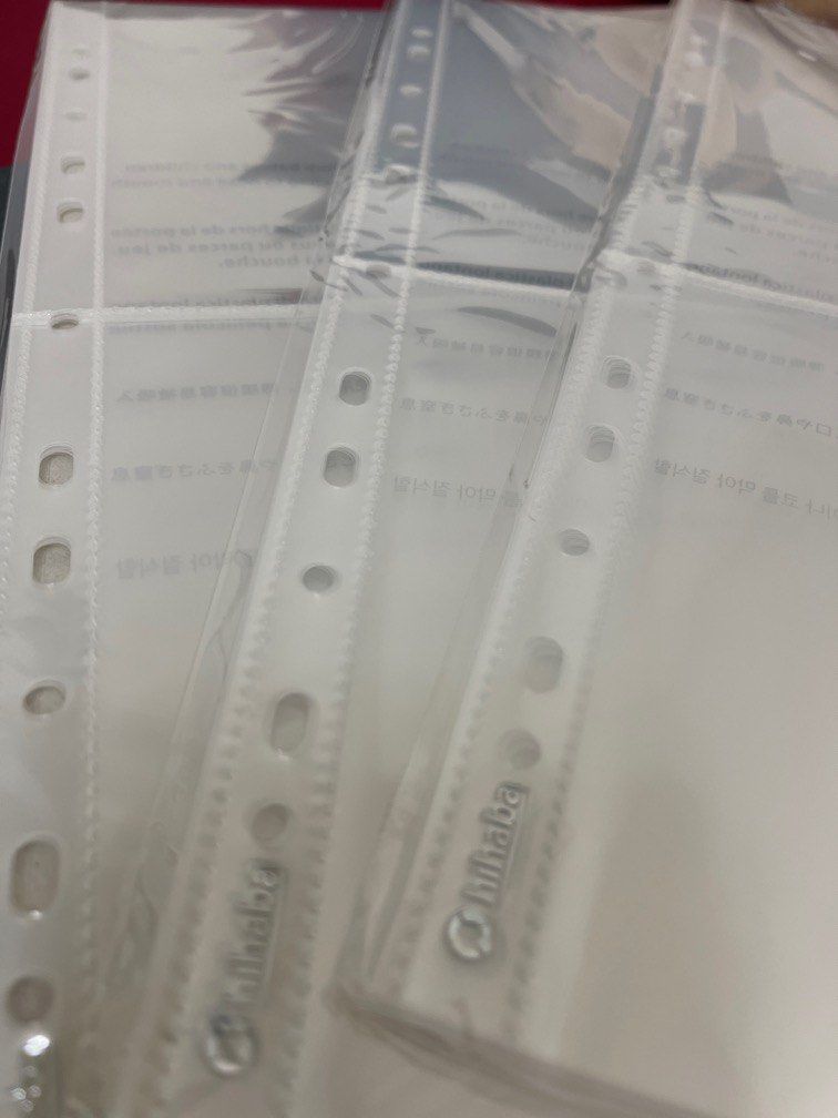 wts/lfb A4 Clear Inserts for binder, Hobbies & Toys, Stationery & Craft, Stationery & School