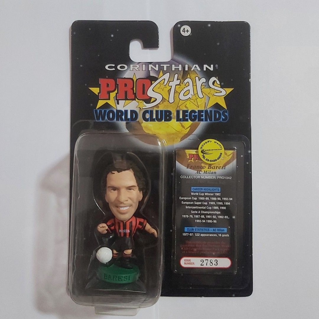 Ac Milan Franco Baresi Corinthian Prostars Figurine, Toys