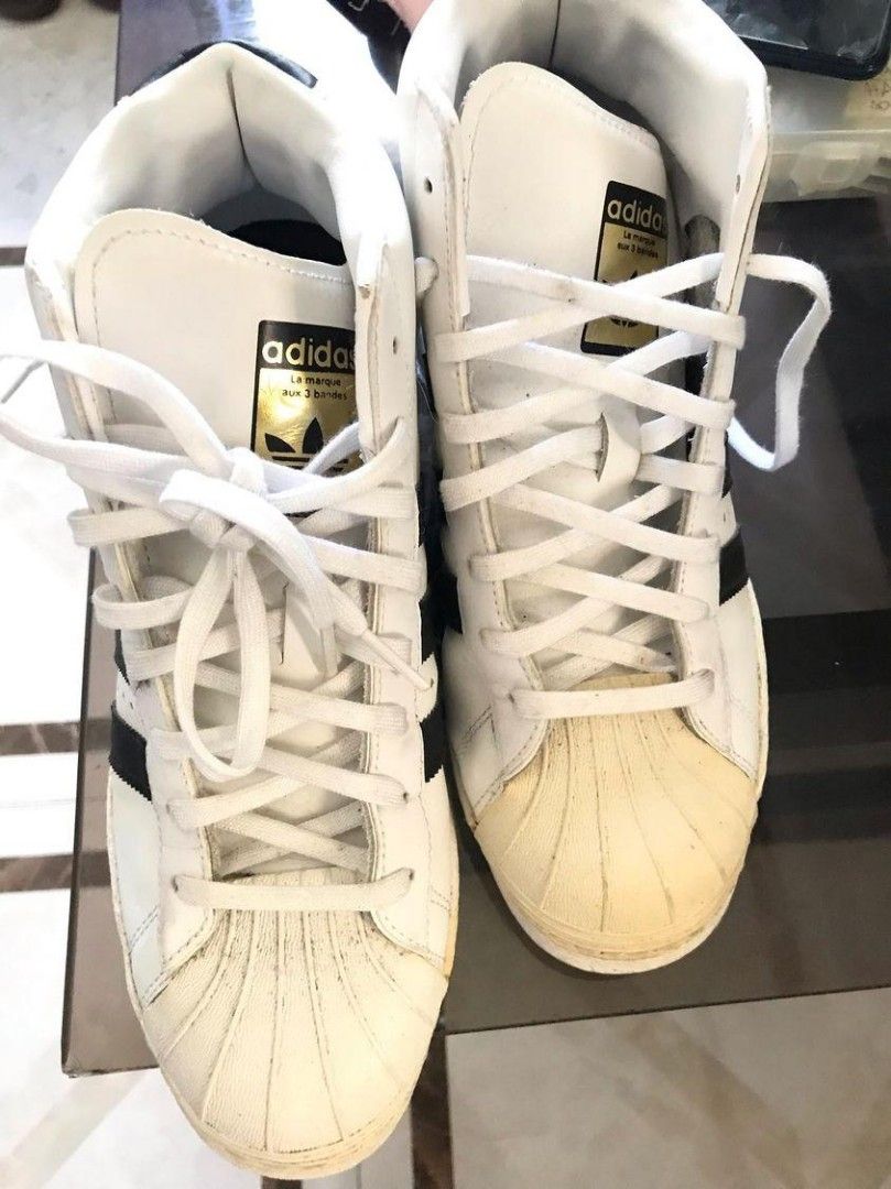 Adidas superstar clearance high gold