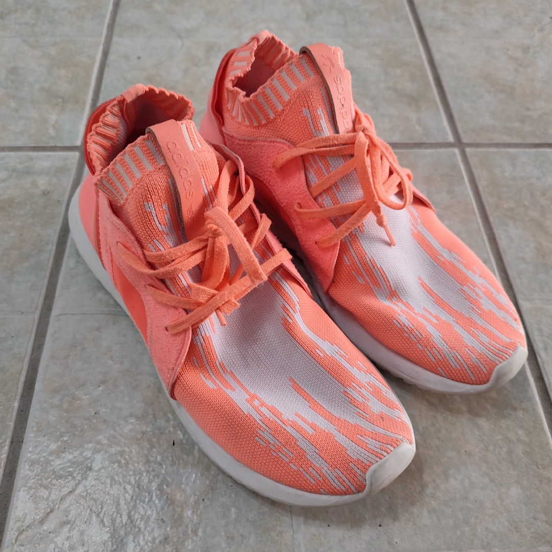 Adidas tubular shop womens orange