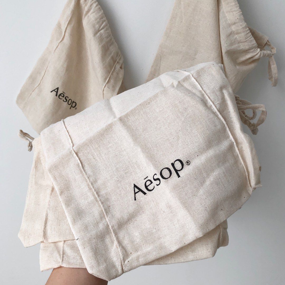 Aesop Drawstring Bag