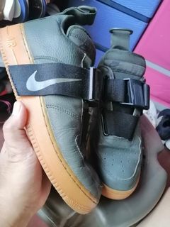 Nike Men's Air Force 1 Low Utility Sequoia Black Green Gum AO1531 300 Size  9.5