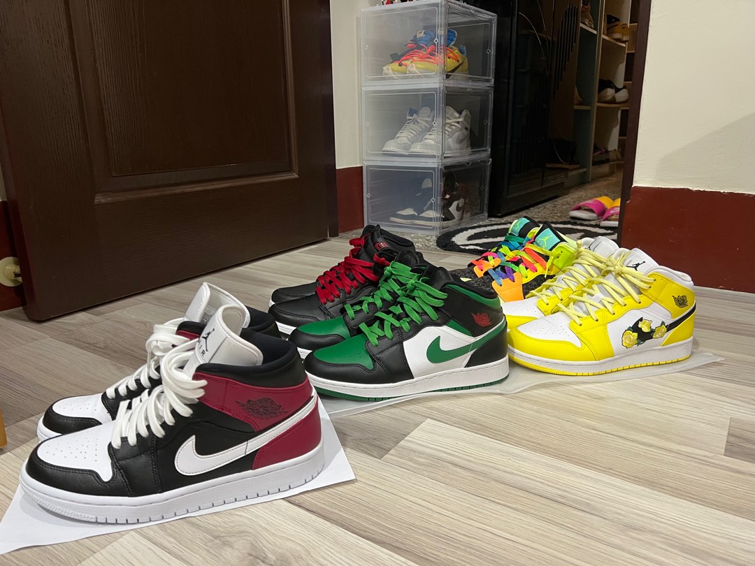 Air Jordan 1, 她的時尚, 鞋, 運動鞋在旋轉拍賣