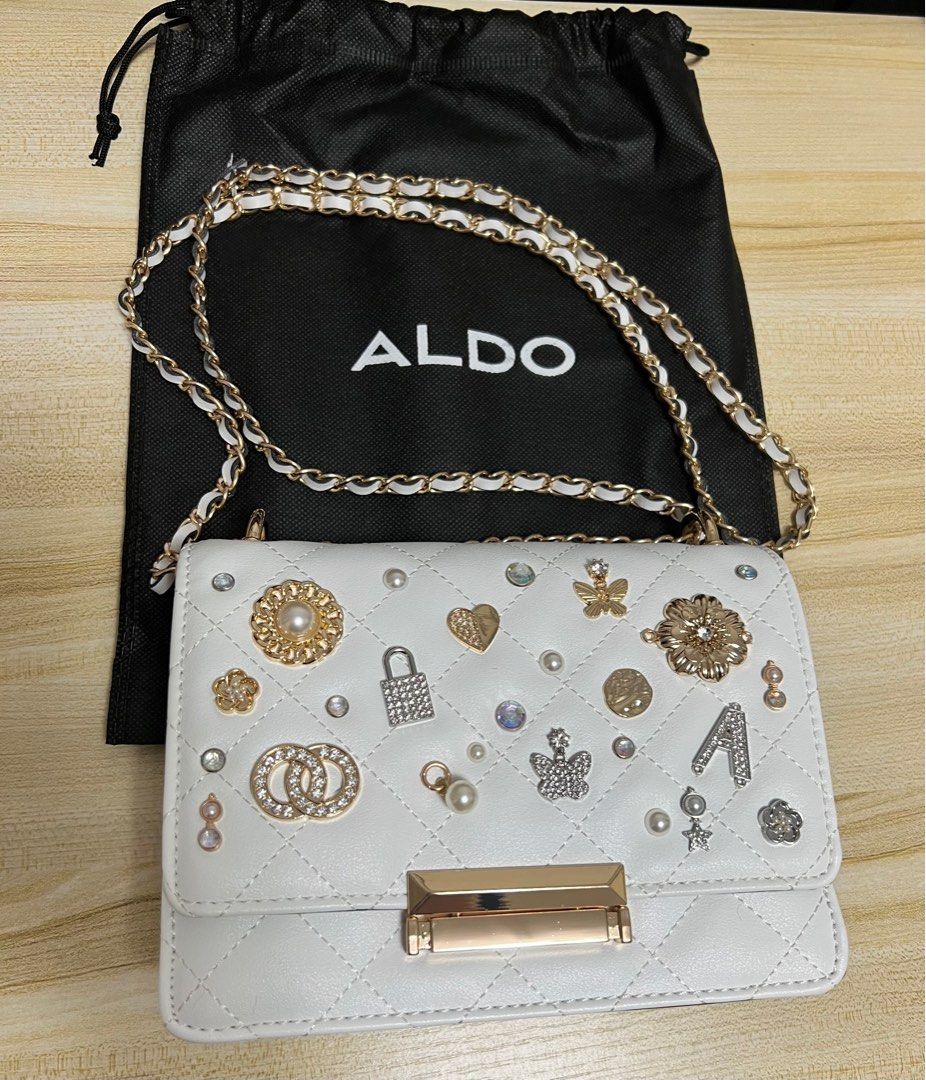 Aldo Acaresa Convertible White Crossbody Bag