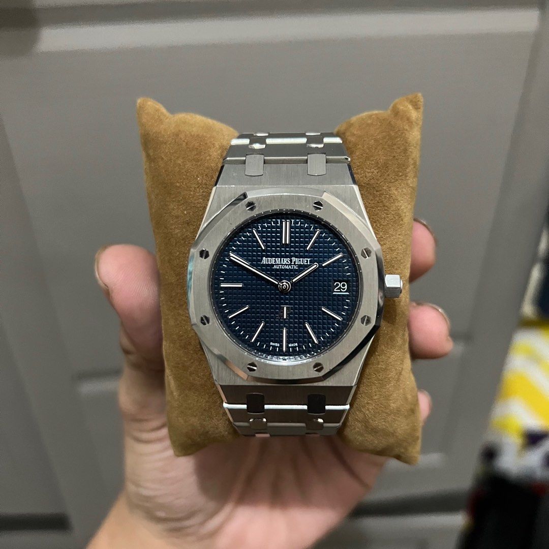 AP 15202 ST Jumbo 39mm Blue Men s Fashion Watches Accessories