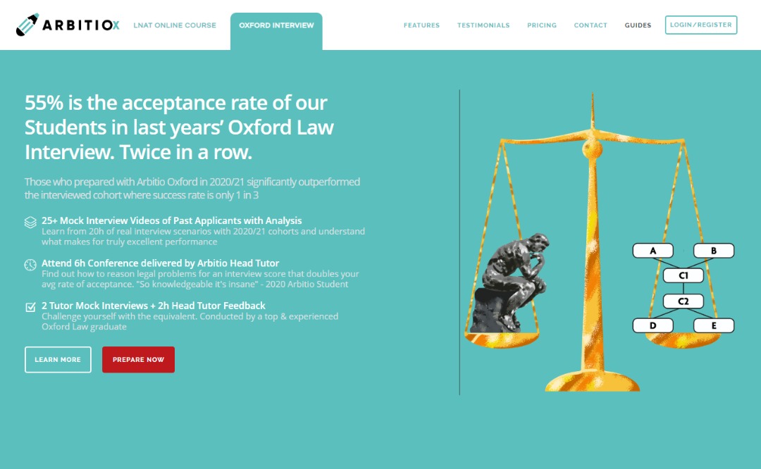 Arbitio Oxford Law Interview Course (GOT INTO OXBRIDGE USING THIS