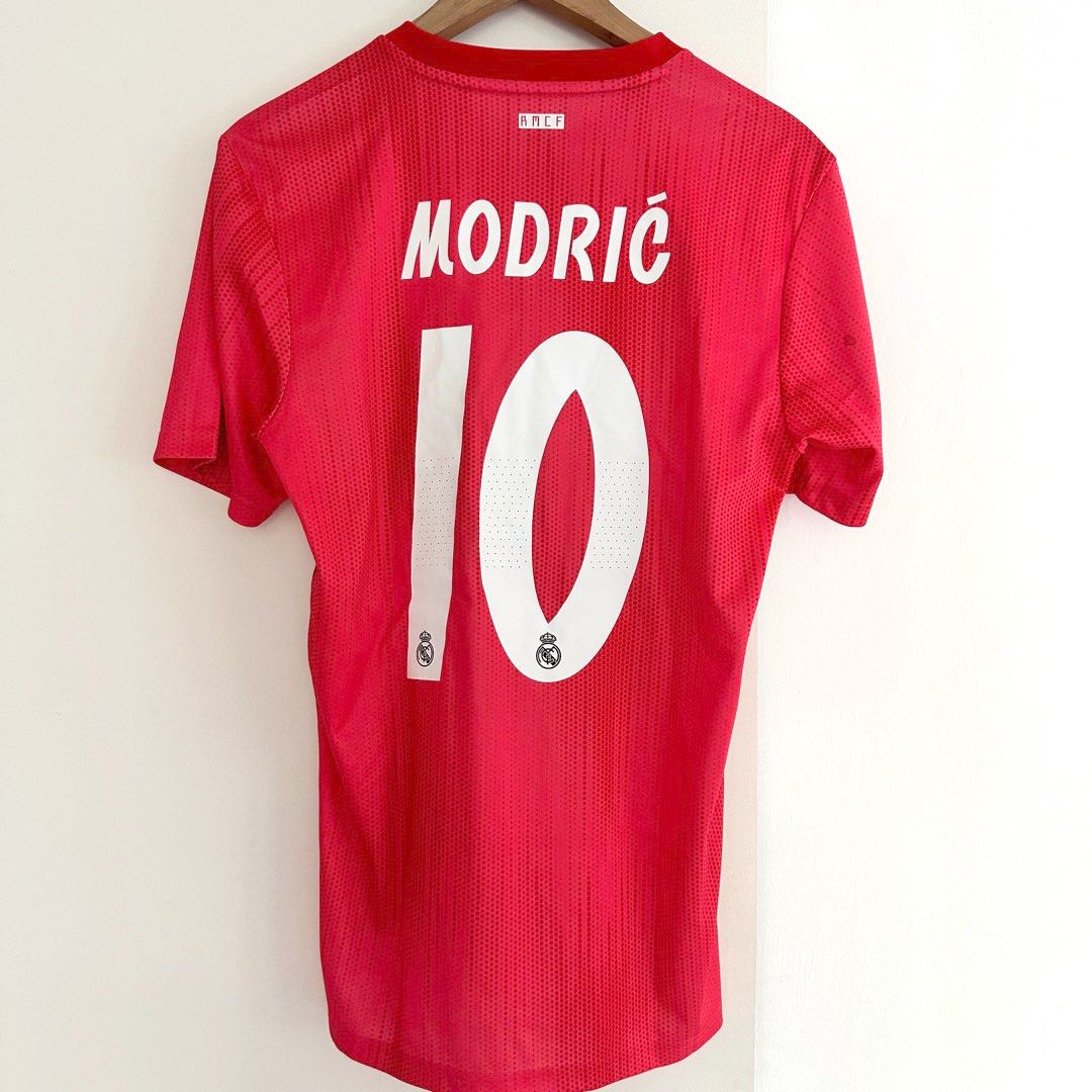 Adidas Real Madrid Home Shirt 2021-22 with Modric 10 Printing