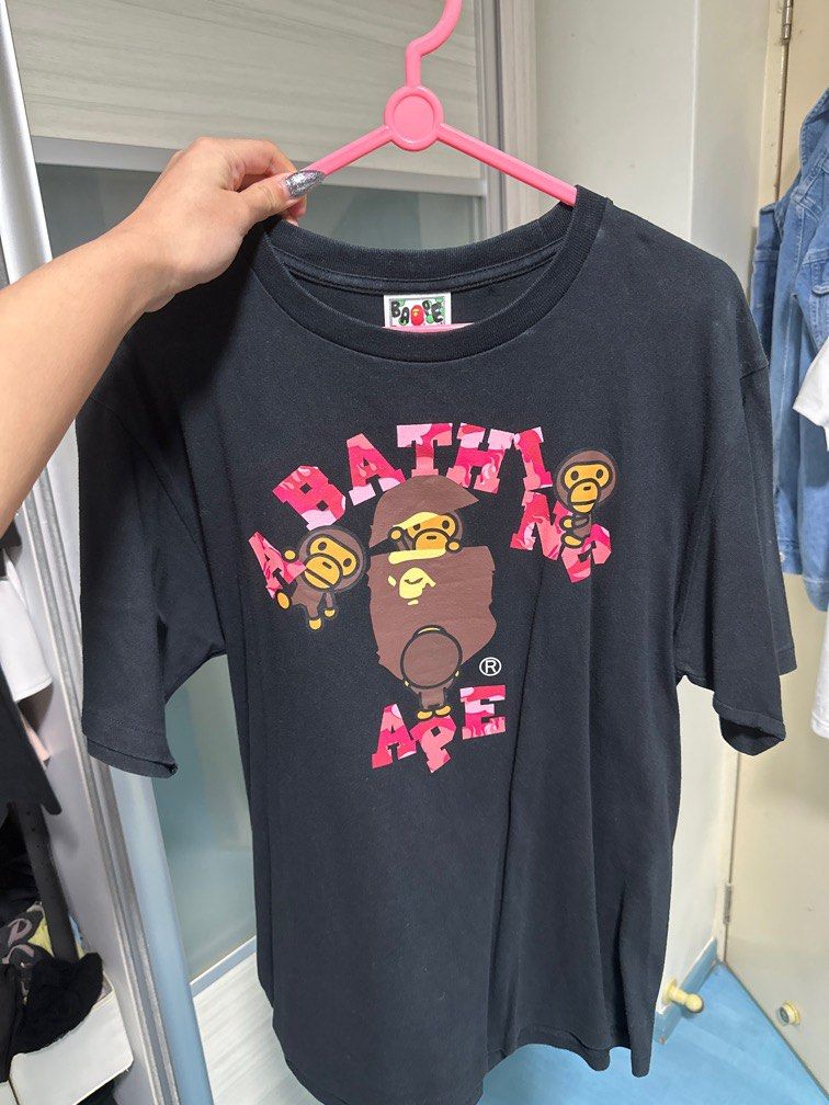 Authentic bape tshirts Men s Fashion Tops Sets Tshirts Polo