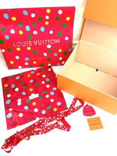 Louis Vuitton Twilly Tribute To the Alma, Black, Red Monogram, New in  Tissue (No Box)