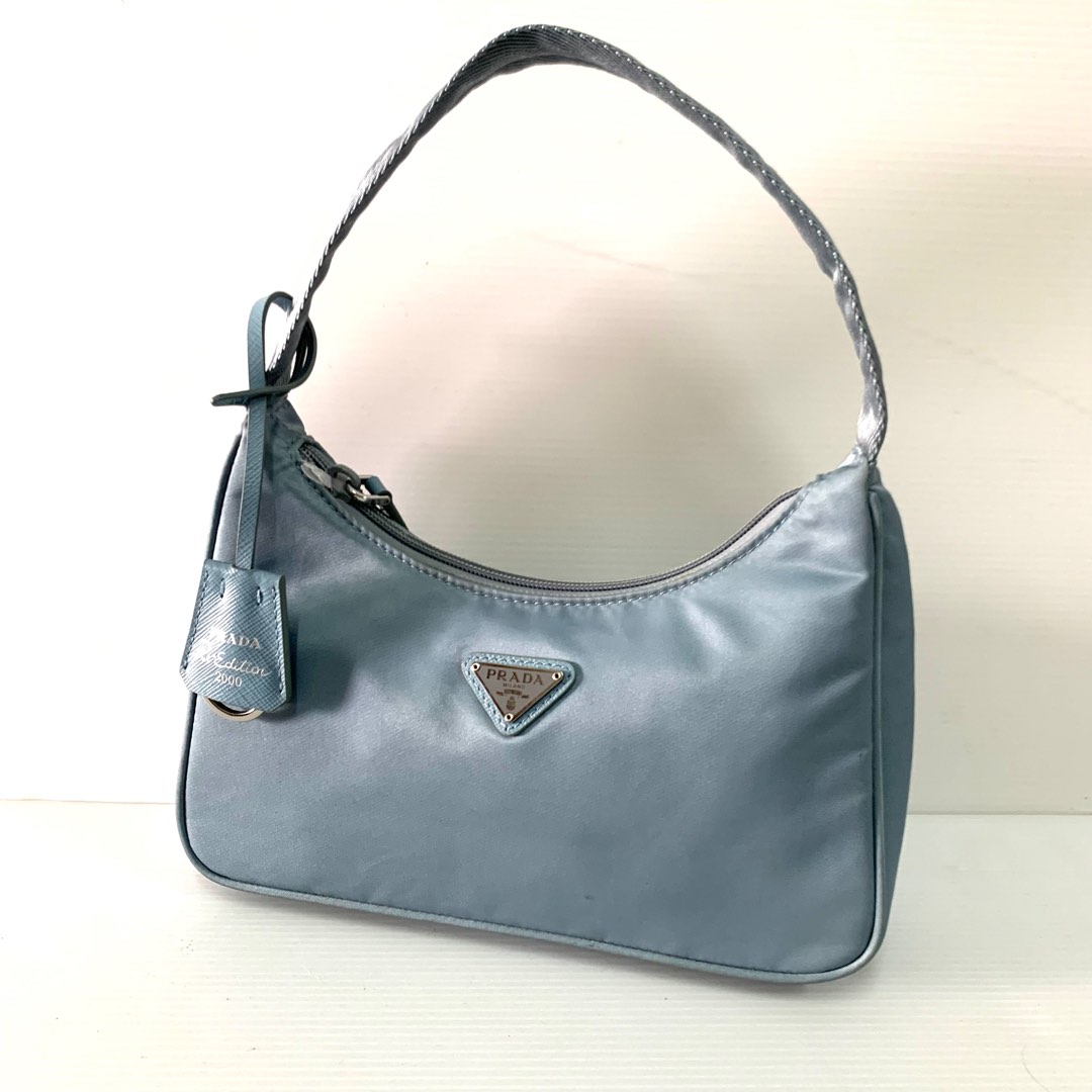 Authentic Prada Nylon Hobo Bag, Luxury, Bags & Wallets on Carousell