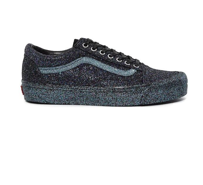Glitter vans sneakers discount
