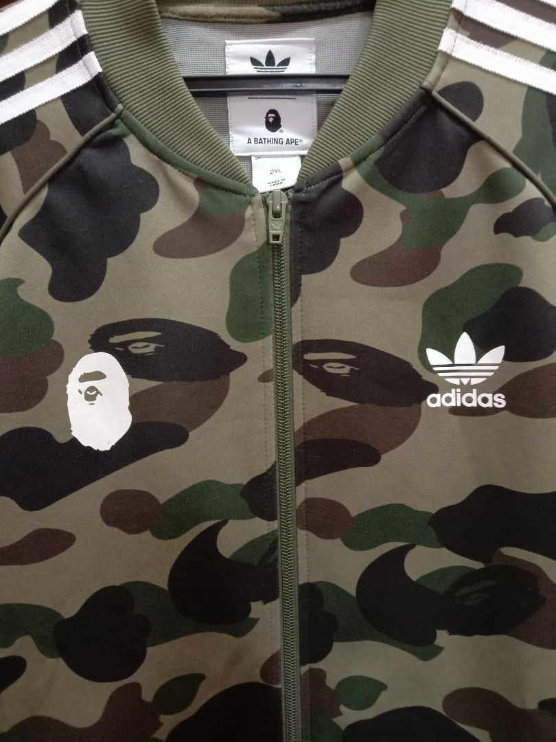 Adidas bape bomber online jacket
