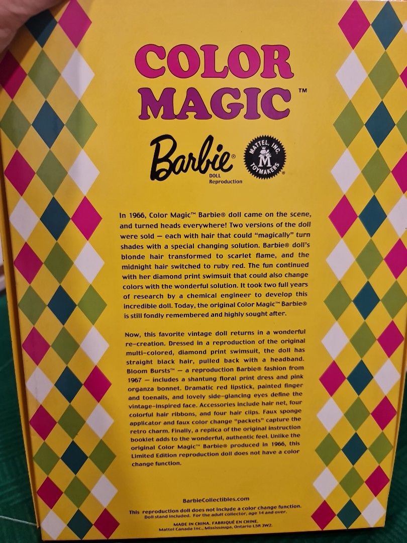 Barbie Colour Magic NRFB, Hobbies & Toys, Memorabilia & Collectibles