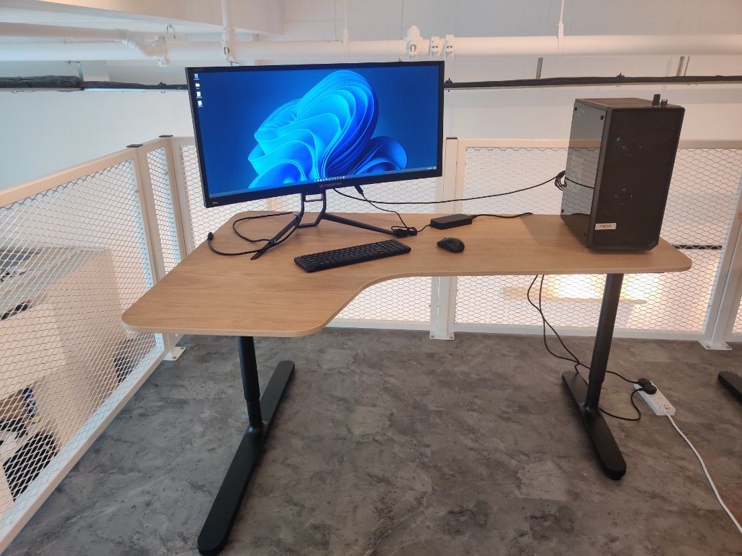 Bekant corner desk for sale x 2, Furniture & Home Living, Furniture