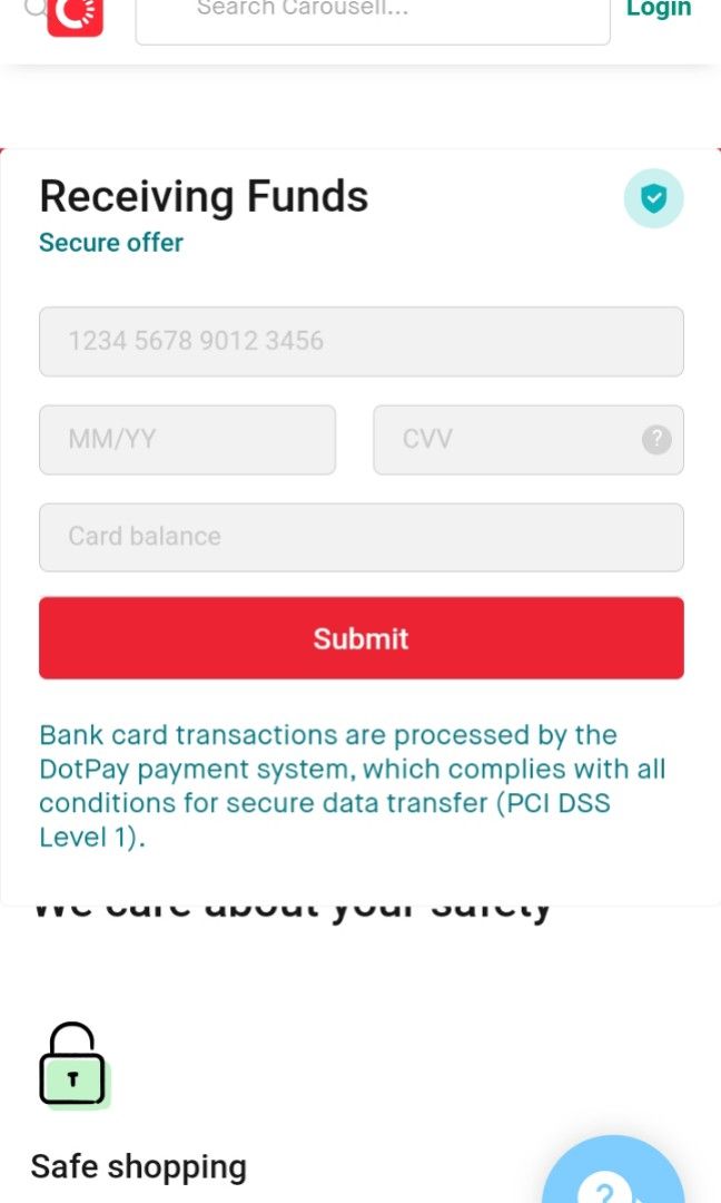 Betul ke Payment Thru Carousel kena isi details ni?Pelik2