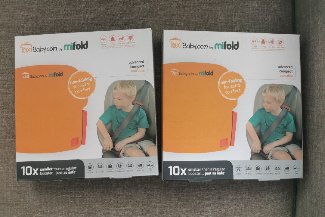 BNIB Mifold One Portable Car booster seat (LTA approved kids seat