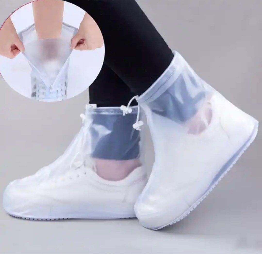 BNIP Unisex Rain Shoes Cover waterproof anti slip Motorcycles