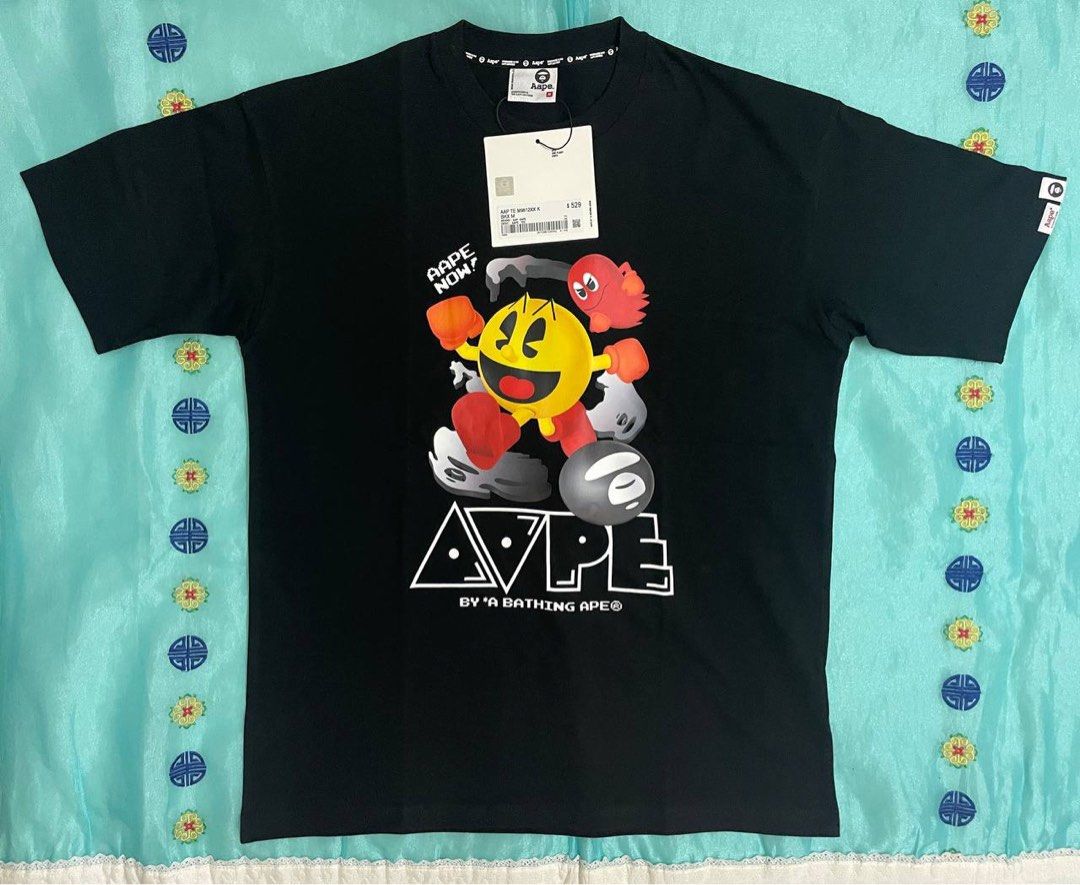 BNWT Aape x Pac Man Boxing Tee
