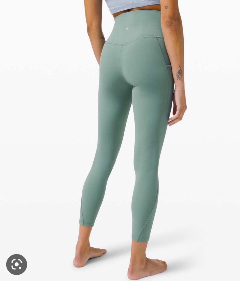 BNWT Lululemon Align High Rise Pant with Pockets 25 Tidewater