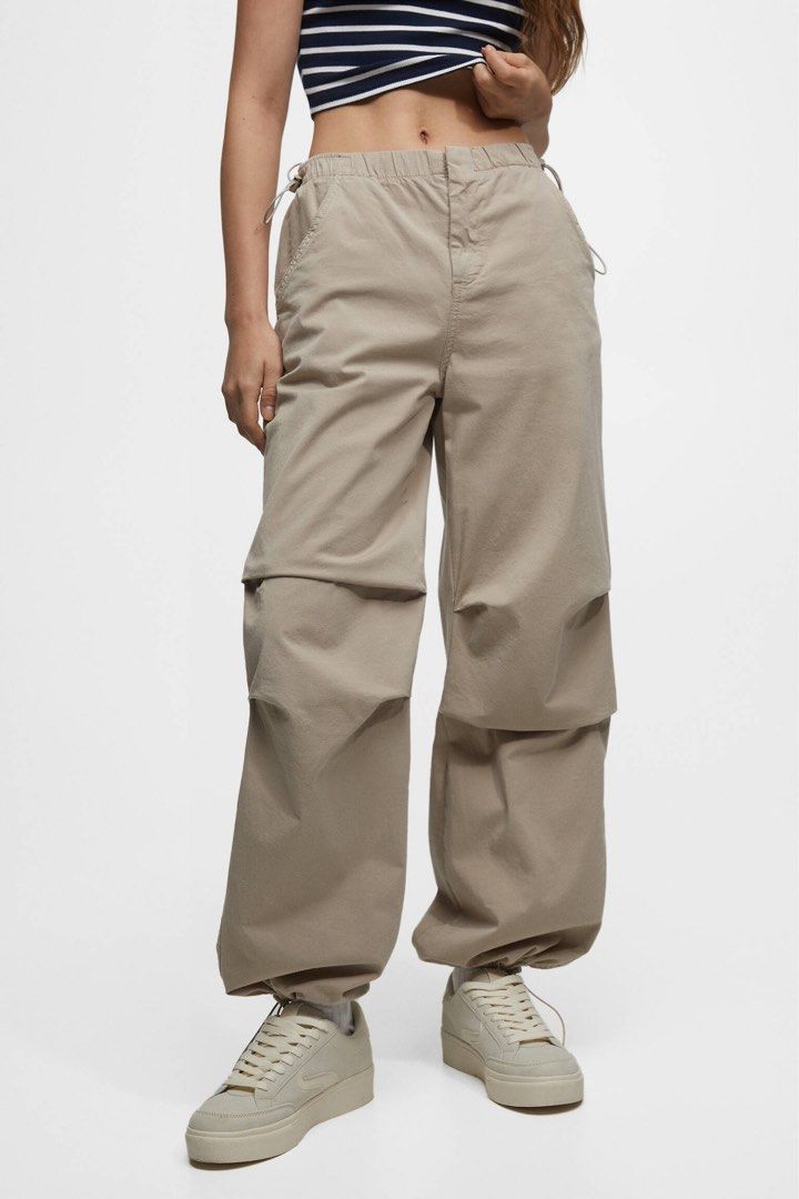 pull and bear parachute pants