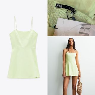 BNWT ZARA LINEN MINI DRESS
