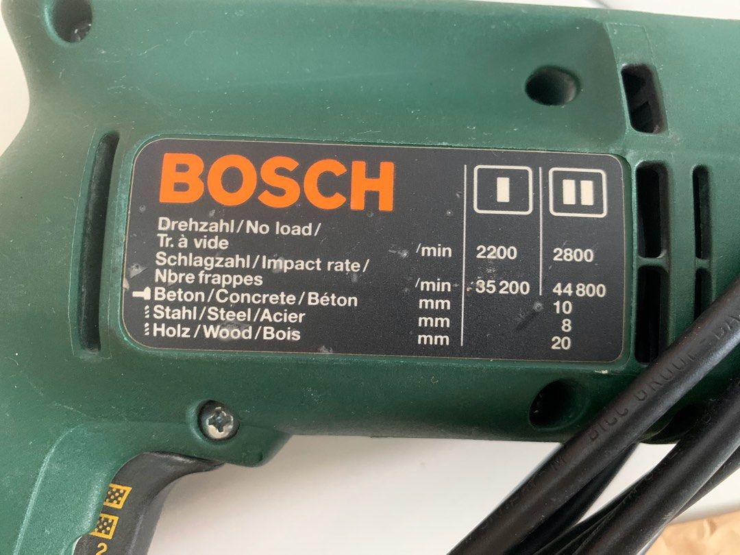 Bosch Power Drill with Extra Drill Bits, Furniture & Home Living, Home