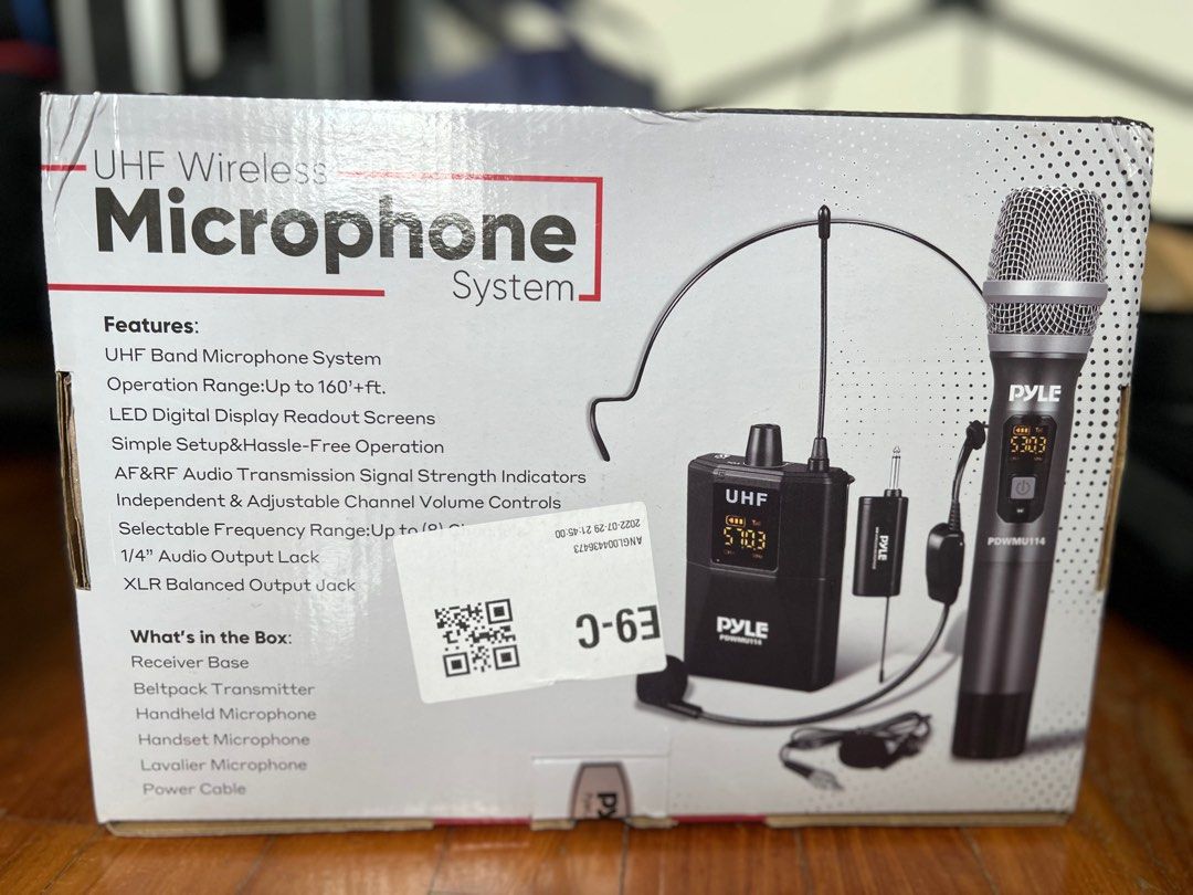 Brand New PYLE microphone system, Audio, Microphones on Carousell