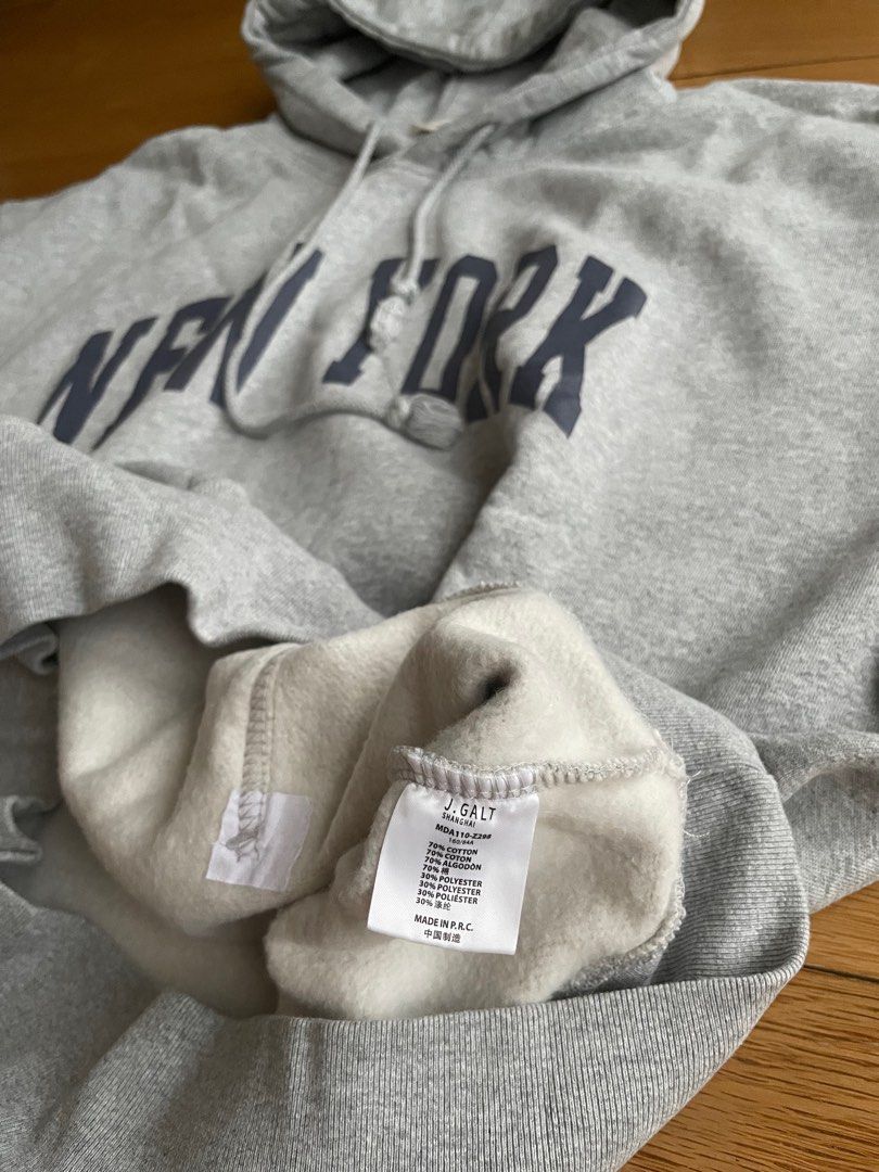 brandy melville new york christy hoodie in grey authentic instock, Women's  Fashion, Coats, Jackets and Outerwear on Carousell