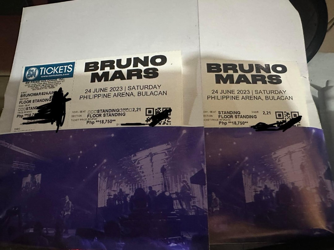 BRUNO MARS IN PHILIPPINES 2023, Tickets & Vouchers, Event Tickets on