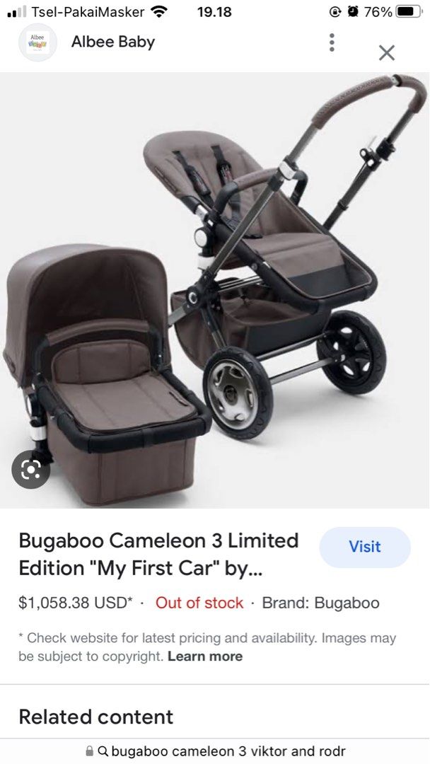 Bugaboo cameleon new arrivals 3 harga