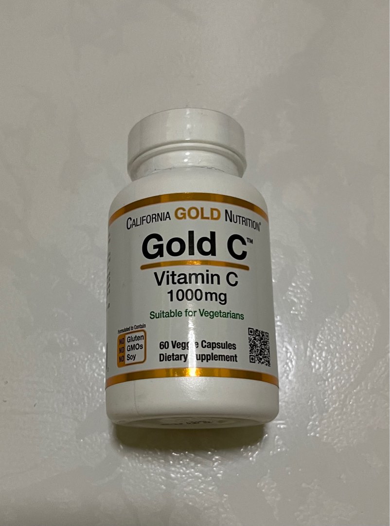 California Gold Nutrition Gold C Vitamin C 1000mg, Health & Nutrition