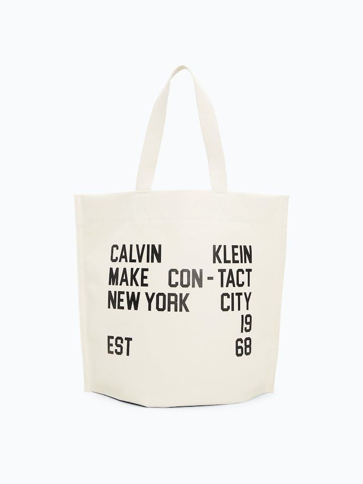 Calvin klein canvas deals tote